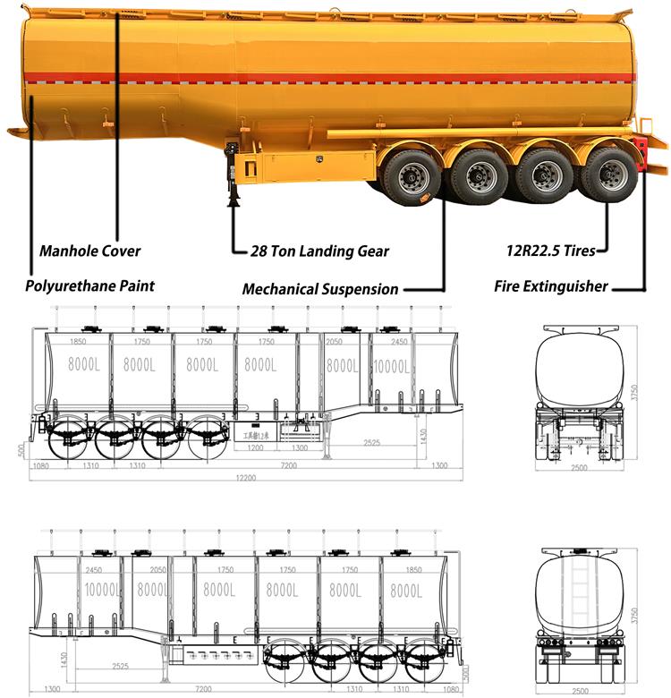 Heavy Fuel Tanker Semi Trailer for Sale | Fuel Tankers for Sale In Kenya