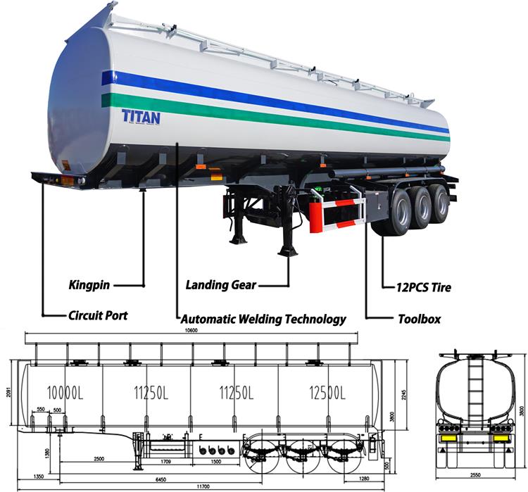 Fuel Tanker Trailer for Sale Manufacturer | Fuel Tanker Price for Sale In Nigeria
