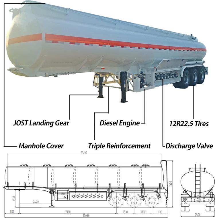 Oil Tanker Cost for Sale In Nigeria | Crude Oil Tank Trailers for Sale