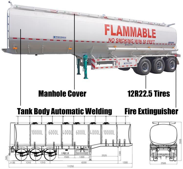 Palm Oil Tanker Price | Oil Tanker Semi Trailer for Sale In Zimbabwe