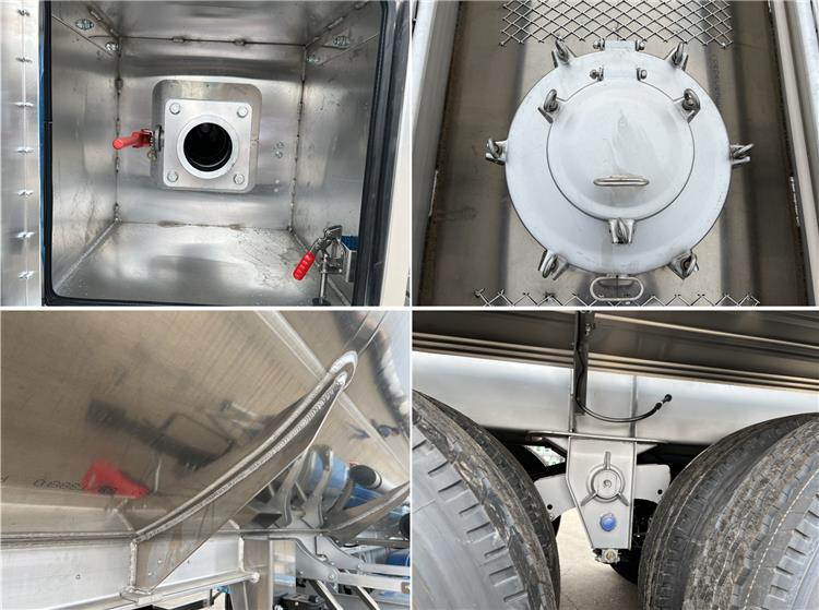 50000 Liters Aluminum Tanker Trailer for Sale In Ghana
