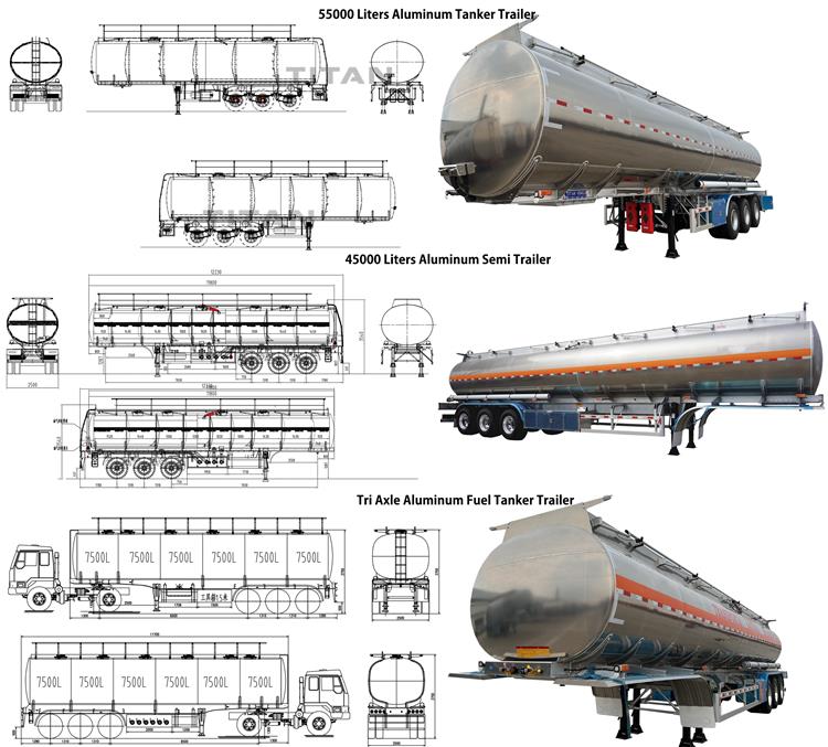 Aluminum Tanker Trailer | Aluminum Tanker for Sale | Aluminum Semi Trailer