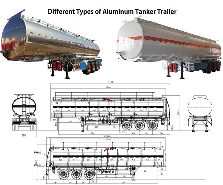Aluminum Tanker Trailer | Aluminum Tanker for Sale | Aluminum Semi Trailer