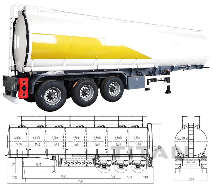 45,200 Liters Road Fuel Tankers for Sale | Tri Axle Tanker Trailers for Sale