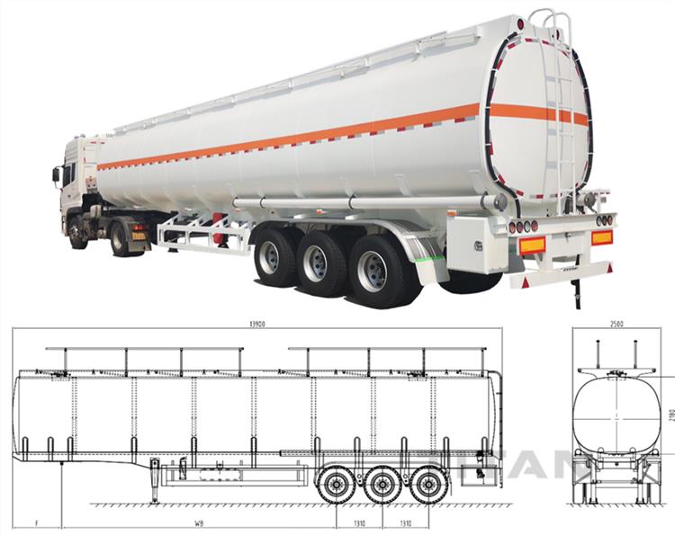 Fuel Tank Semi Trailer Price | Fuel Tanker 35,000 Litres - 45,000 Litres