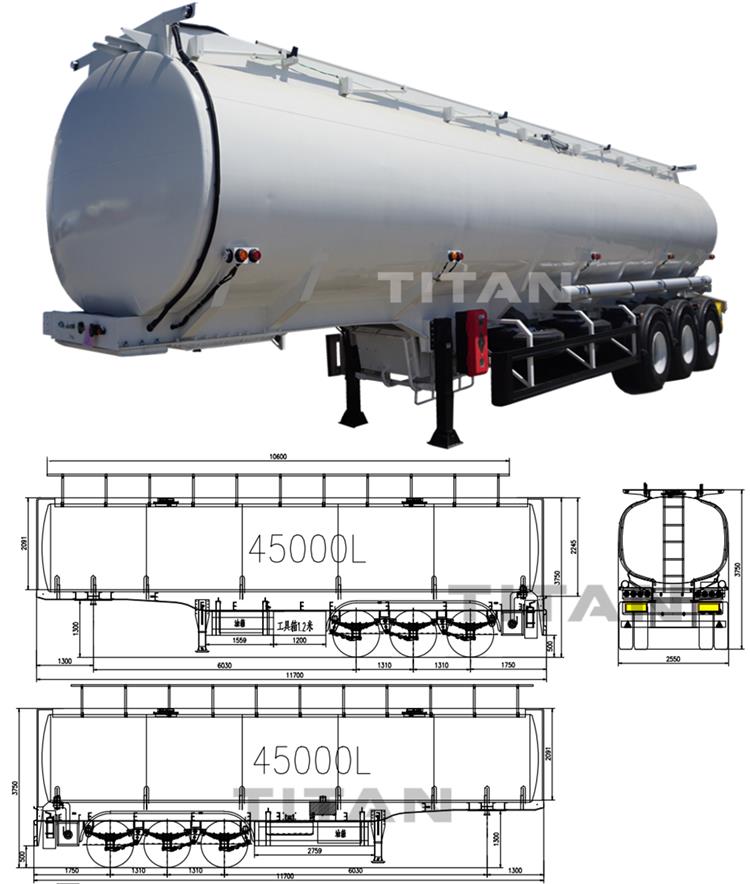 Fuel Tanker Prices | 45,000 Ltrs Fuel Tanker Semi Trailer for Sale