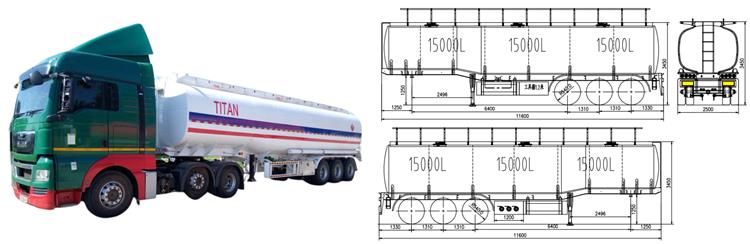 40,000L Capacity Fuel Tankers for Sale In Kenya | China New Fuel Tanker