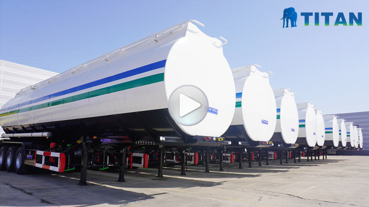 45,000 Liters Fuel Tanker Trailer for Sale - TITAN Vehicle Co., Ltd