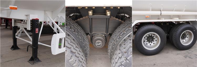 Petrol Tanker for Sale | 50,000 Liters Petroleum Trailers for Sale with Bogie Suspension