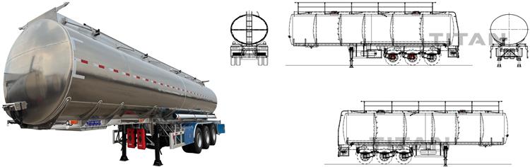 45,000 Liters Aluminum Tankers for Sale Near Me Manufacturer