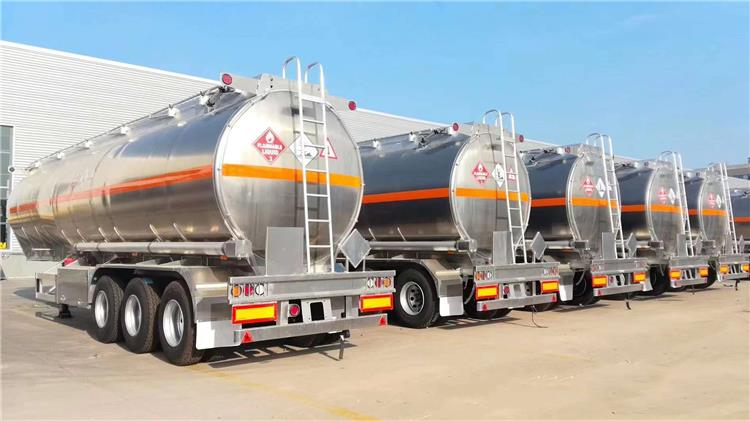 40,000 Ltrs Aluminum Semi Trailers for Sale | Aluminum Fuel Tank Trailer