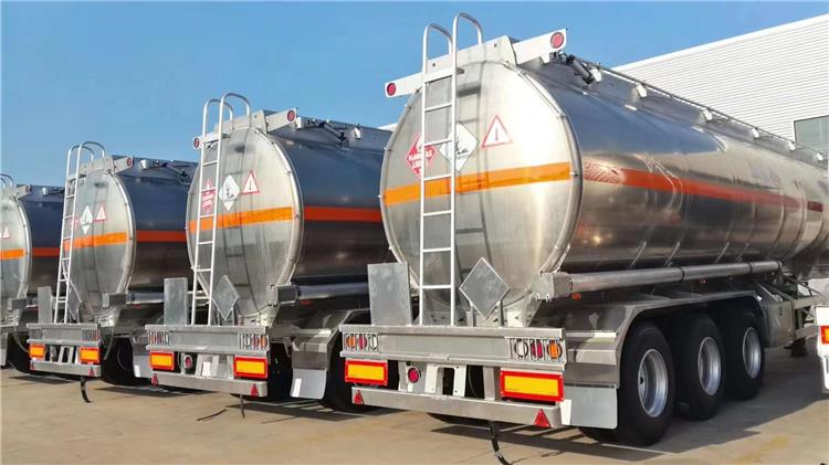 40,000 Ltrs Aluminum Semi Trailers for Sale | Aluminum Fuel Tank Trailer