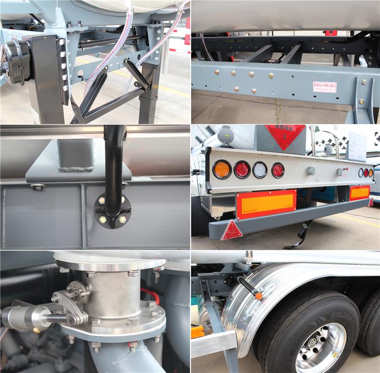 Stainless Tanker Trailer | Tank Trailler Staniless Steel 304 the Thickness 4 mm and 32000 L 3 Axles