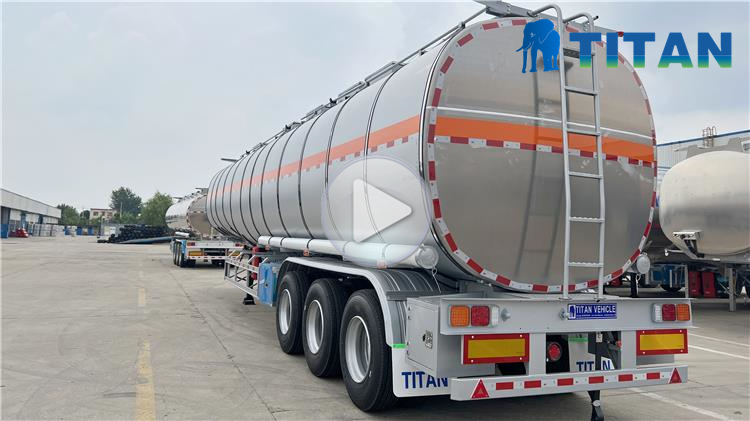 Stainless Steel Tanker for Sale | 38,000 L Stainless Steel Milk Tanker Trailers