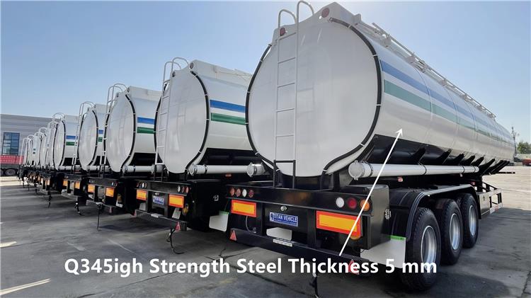 45,000 Ltrs Fuel Tanker Trailer for Sale In Nigeria Lagos - TITAN VEHICLE