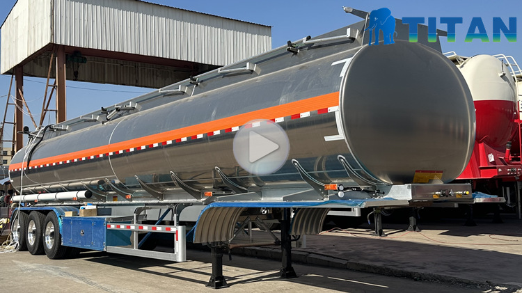 50,000 Liters Aluminum Alloy Tanker Trailer for Sale In Zimbabwe, Harare