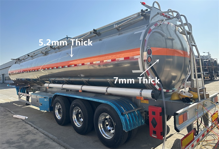 50,000 Liters Aluminum Alloy Tanker Trailer for Sale In Zimbabwe, Harare