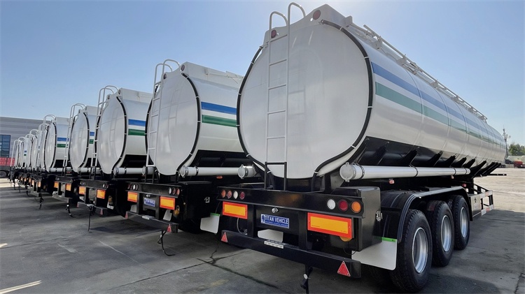 Crude Oil Tanker Trailer for Sale | Palm Oil Tanker Price - TITAN VEHICLE
