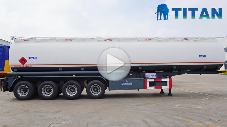 40000 Liters Oil Tanker Semi Trailer for Sale In Ghana