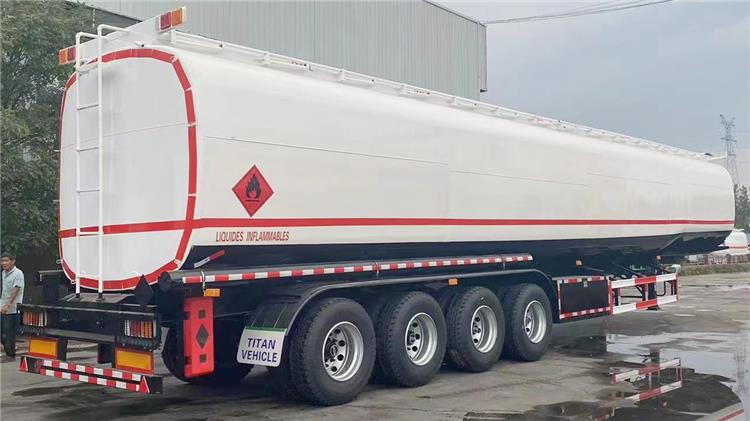 4 Axle 75000 Liters Oil Tanker Trailer for Sale In Kenya