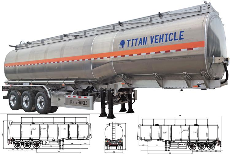 45000 Liters Aluminum Tankers for Sale In Jamaica