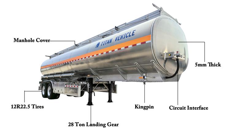 Aluminum Tanker Trailers for Sale In Harare, Zimbabwe