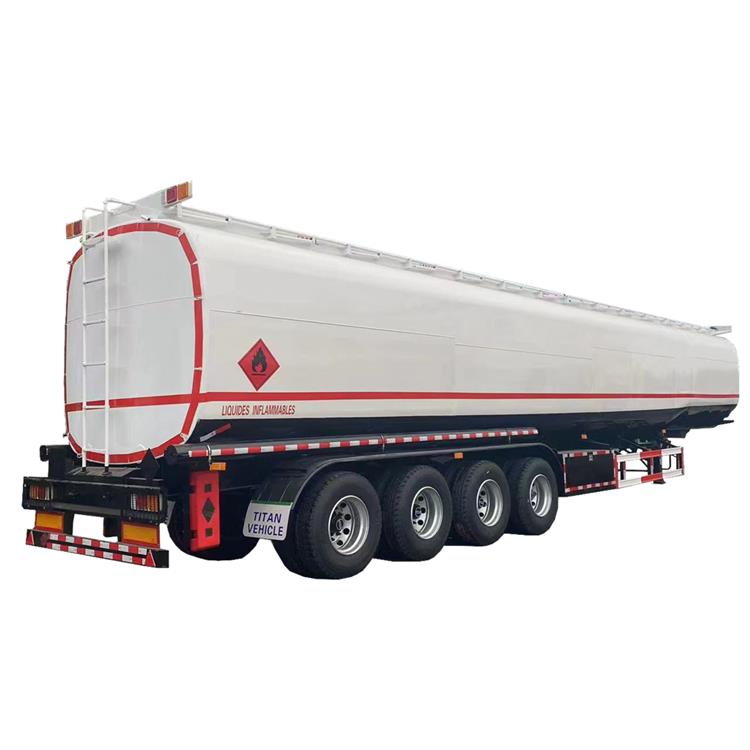 4 Axle 75000 Liters Oil Tanker Trailer